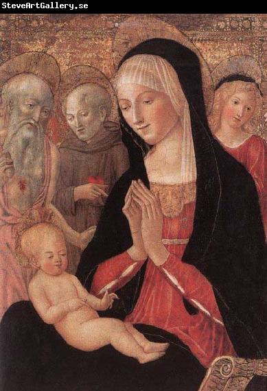 Francesco di Giorgio Martini Madonna and Child with Saints and Angels